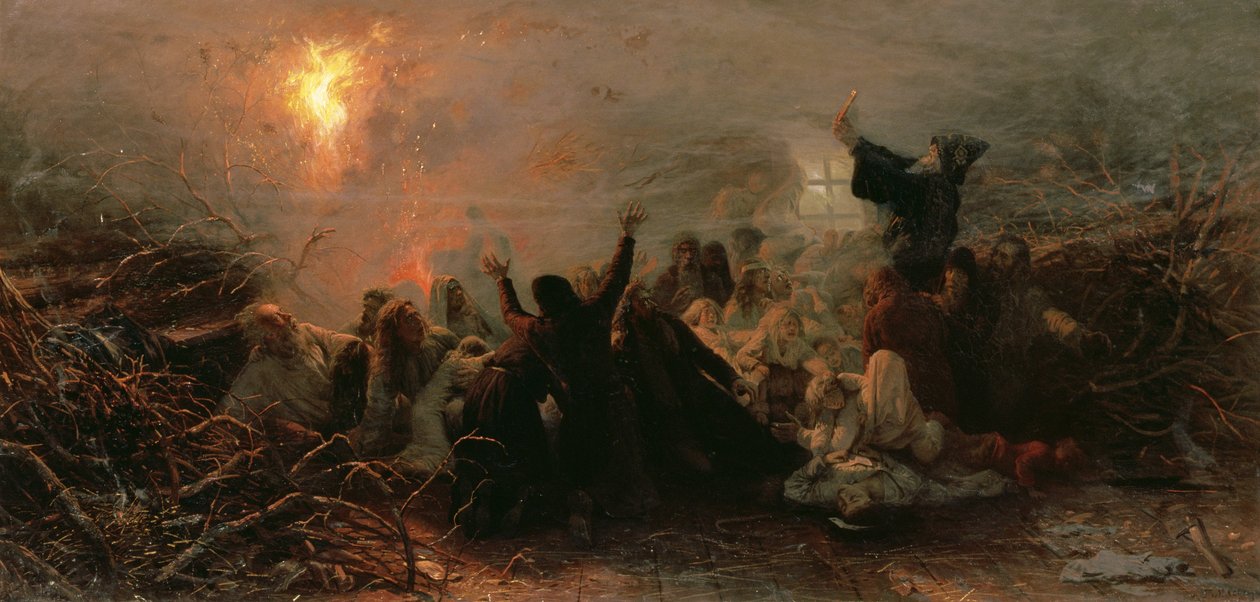 Sebeupálení, 1884 od Grigori Grigorievich Mjasoedov