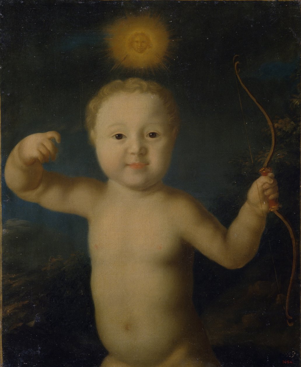 Portrét careviče Petra Petroviče z Ruska 1715-1719 jako Cupida, 1772 od Grigori Dmitrievich Molchanov