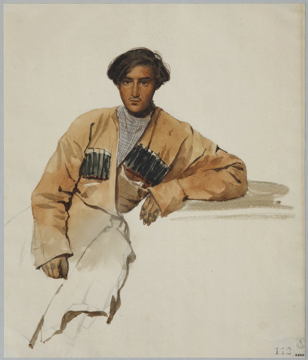 Portrét Christophora Dmitrieviče Sanikidze, 1841 od Grigori Grigorevich Gagarin