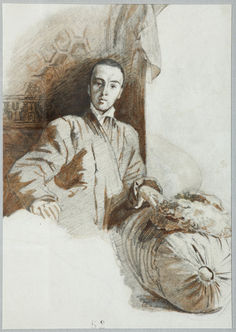 Portrét hraběte Alexandra Illarionoviče Vasilčikova 1818-1881, 1841 od Grigori Grigorevich Gagarin