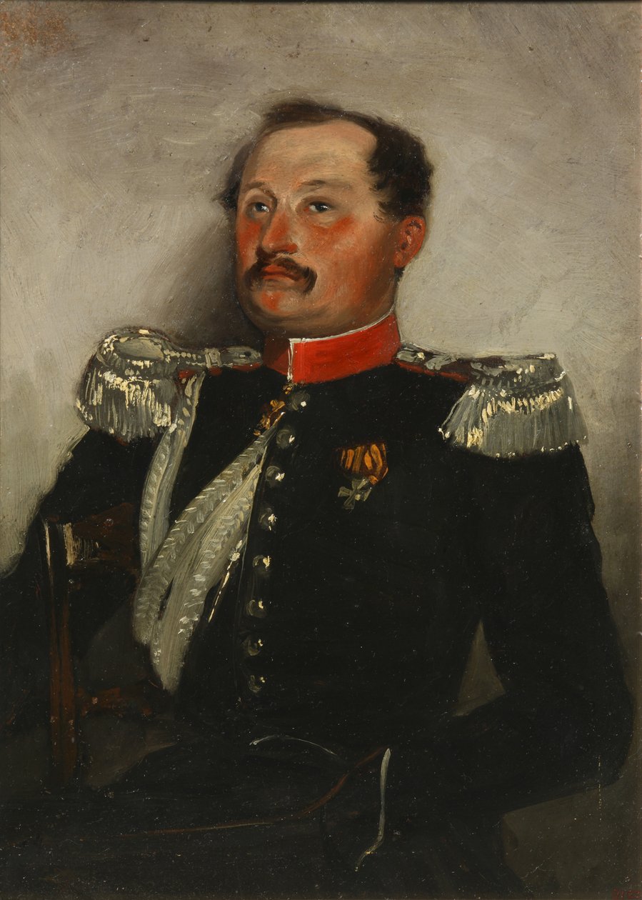 Portrét Nikolaje Petroviče Koljubakina 1811-1868, 1849 od Grigori Grigorevich Gagarin