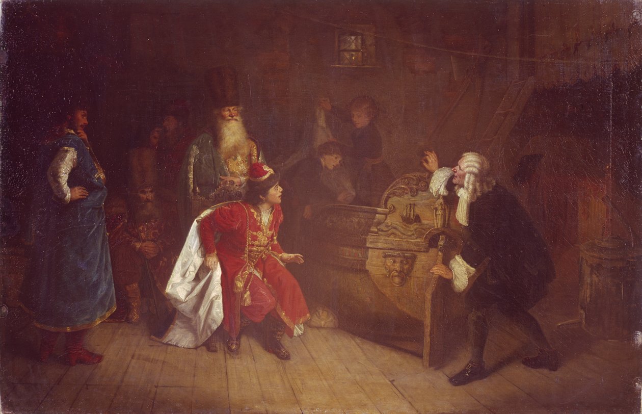 Dědeček ruské flotily, 1871 od Grigori Grigorievich Mjasoedov