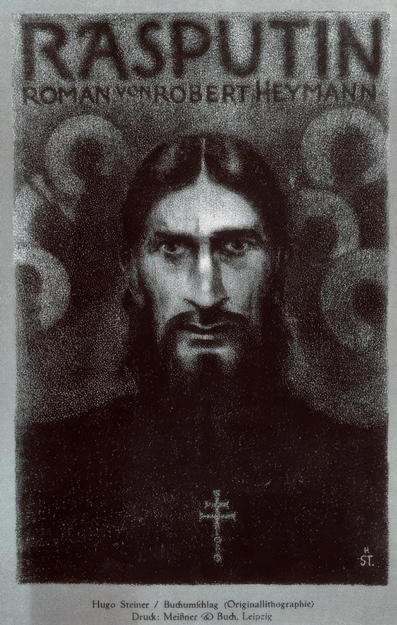 Rasputin / Buchumschlag 1919 od Grigori Jefimowitsch Rasputin