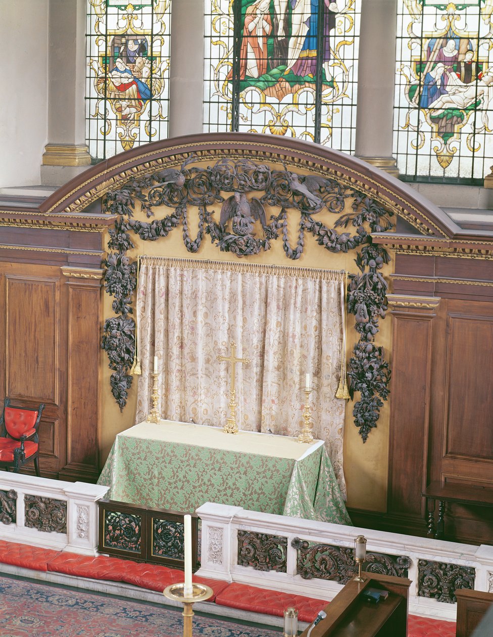 Reredos (dřevo) od Grinling Gibbons