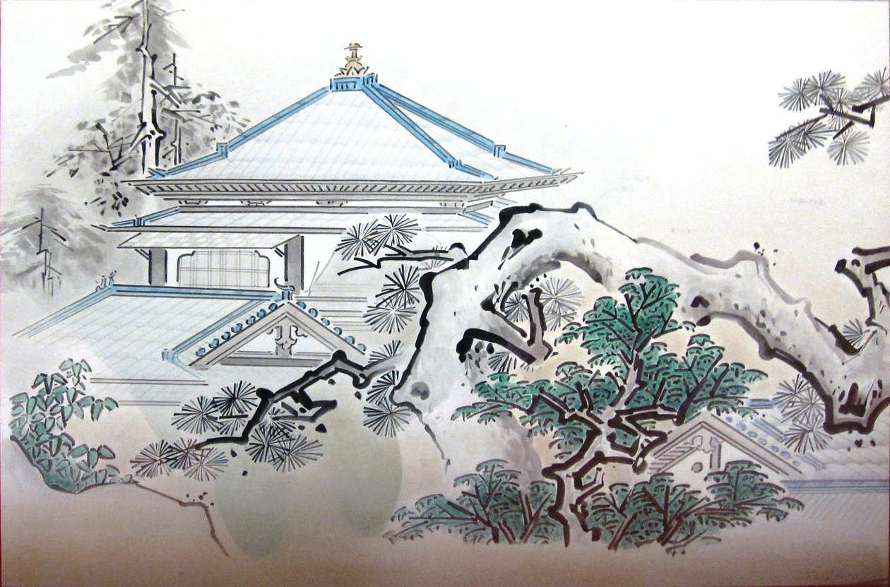 Panely z Jōrakudenu v paláci Honmaru od Gryffindor