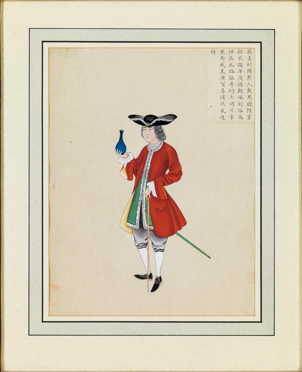 Portrét cizince, kolem roku 1765 od Guanpeng Ding
