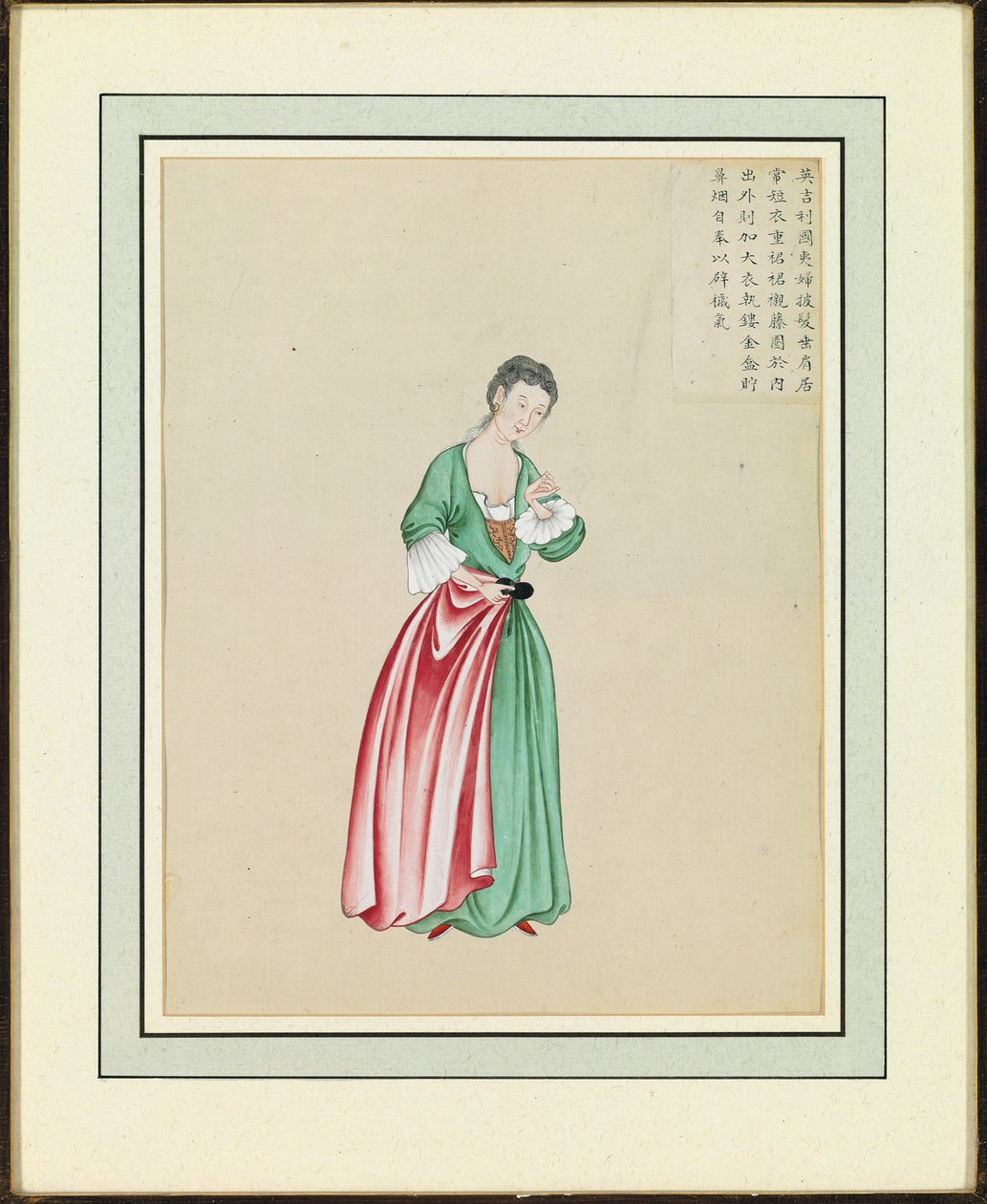 Portrét cizince, kolem roku 1765 od Guanpeng Ding