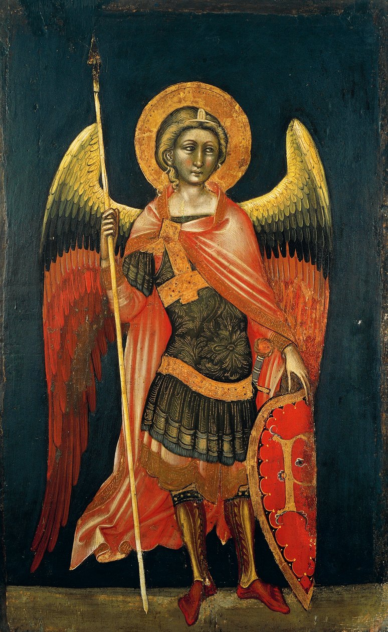 Angel od Guarienta (aktivní 1338-1367 nebo 1370), tempera na panelu, cca 1354 od Guariento di Arpo