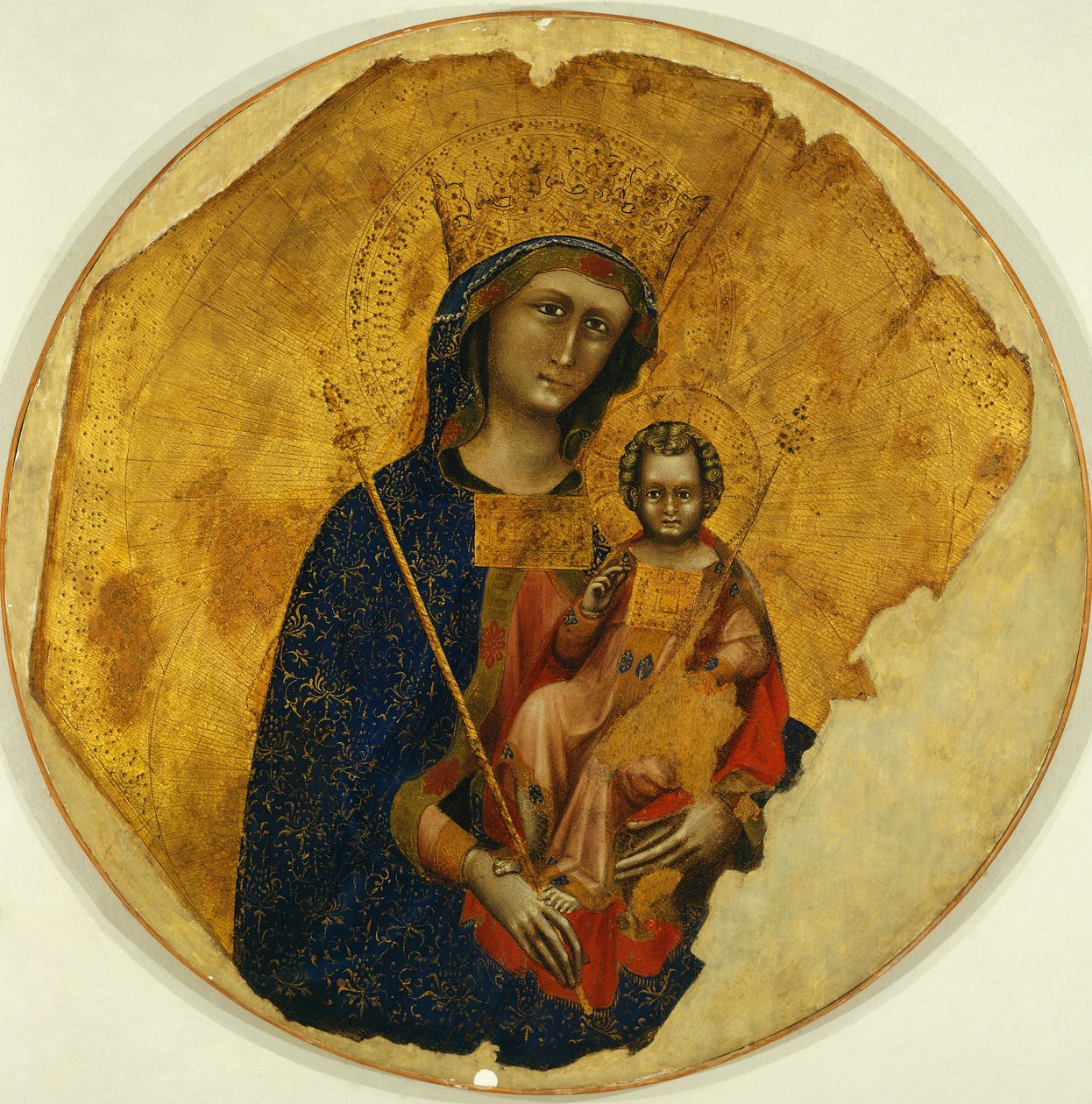 Madonna s dítětem, od Ridolfa Guarienta nebo Guarienta di Arpo (aktivní od 1338 do 1370) od Guariento di Arpo