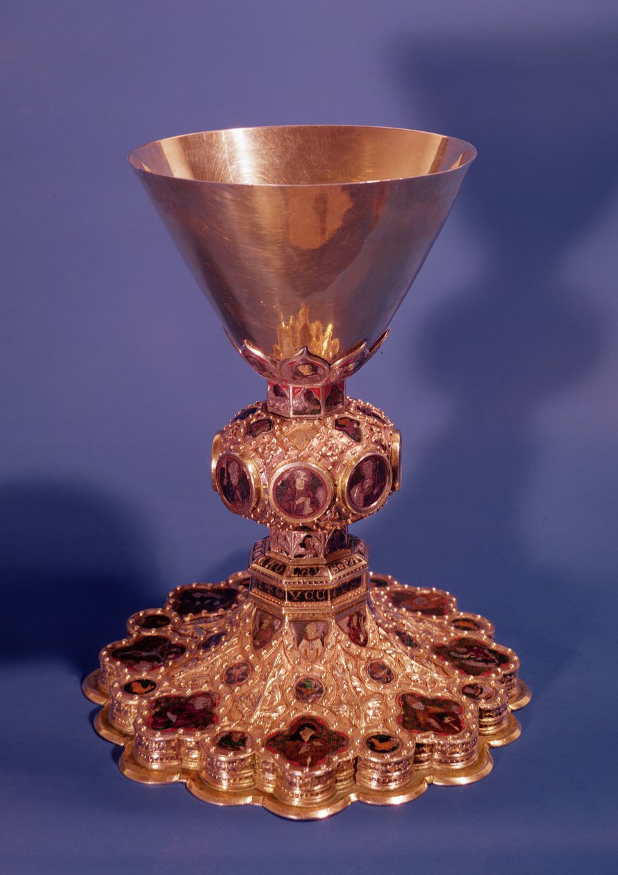 Kalich (stříbrná a smaltovaná) od Guccio di Mannaia