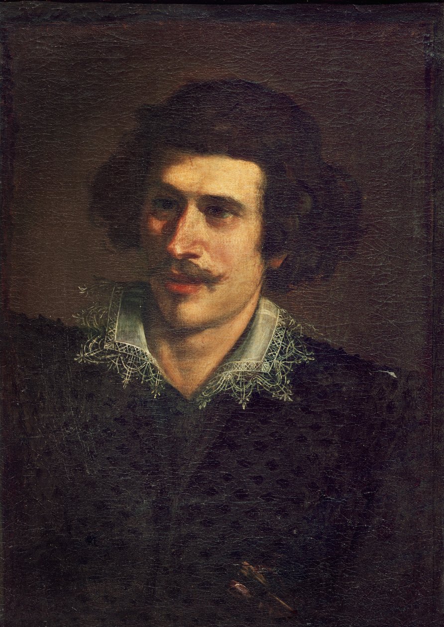Autoportrét neboli portrét mladého muže od Giovanni Francesco Barbieri
