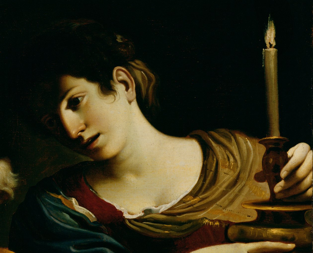 Zapření svatého Petra (detail z roku 178311) od Giovanni Francesco Barbieri