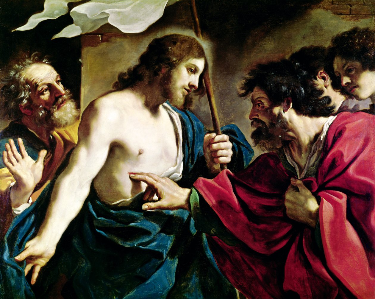 Neuvěřitelnost svatého Tomáše od Giovanni Francesco Barbieri