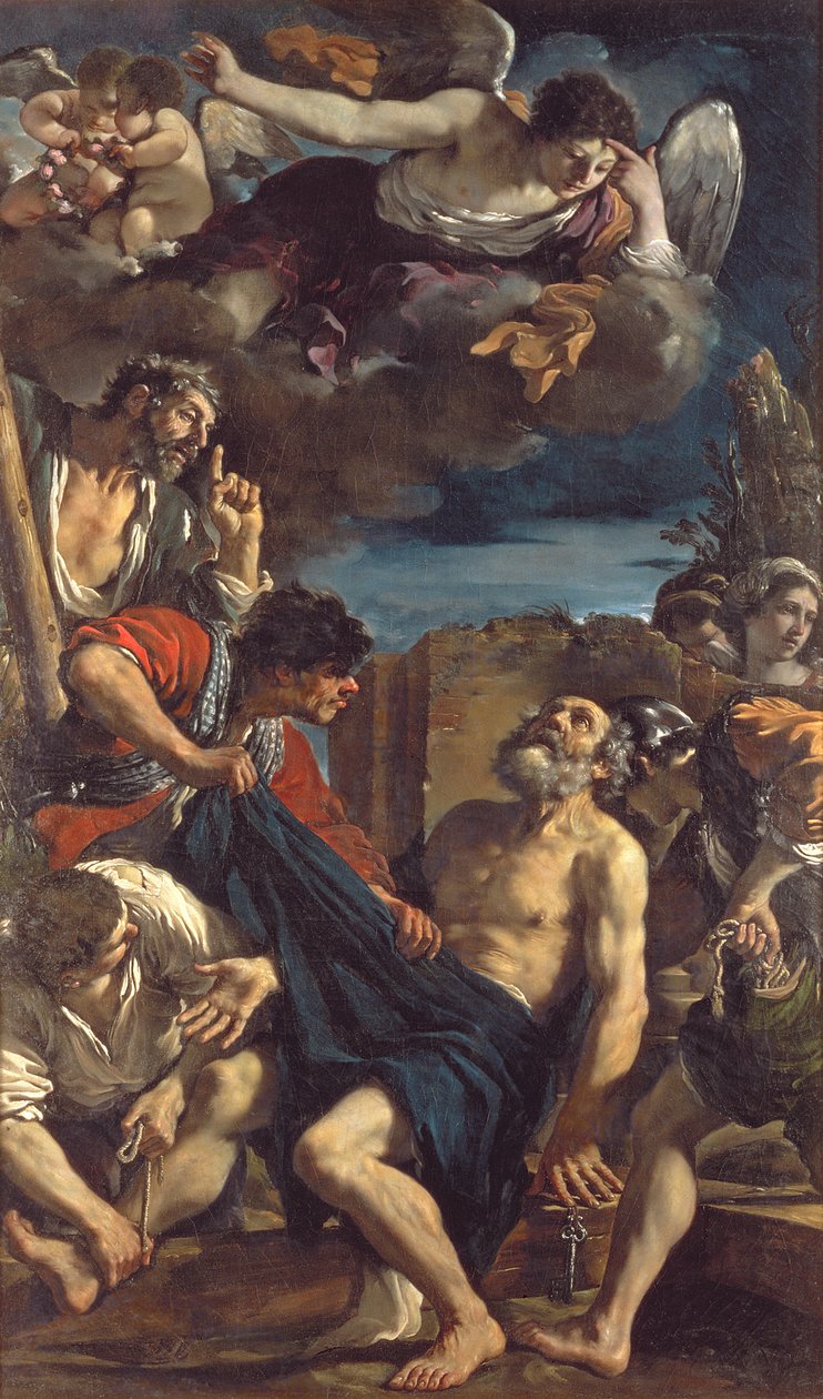 Umučení svatého Petra od Giovanni Francesco Barbieri