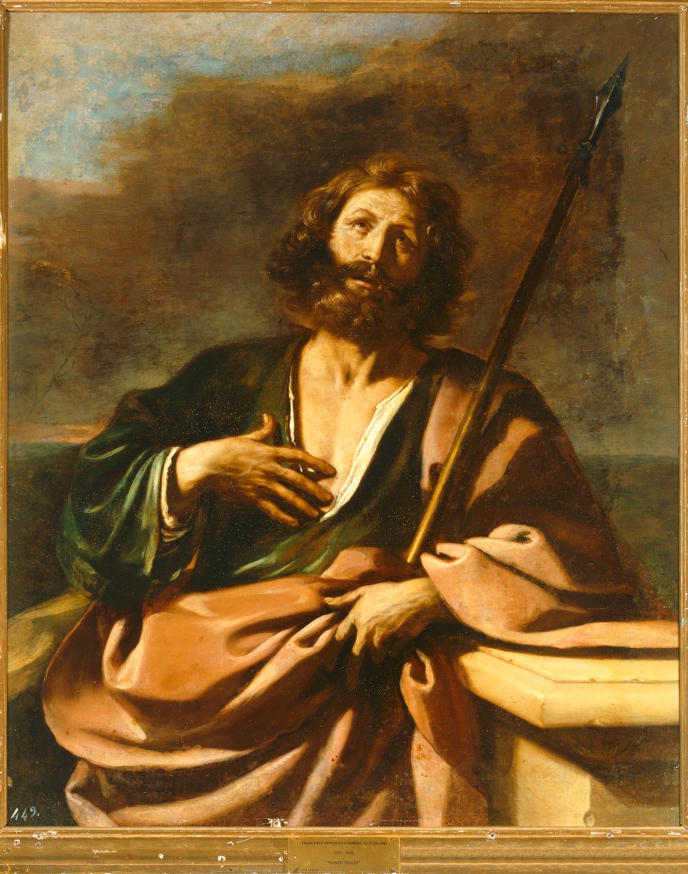 Svatý Tomáš. 10014660 ... od Guercino (1591-1666)
