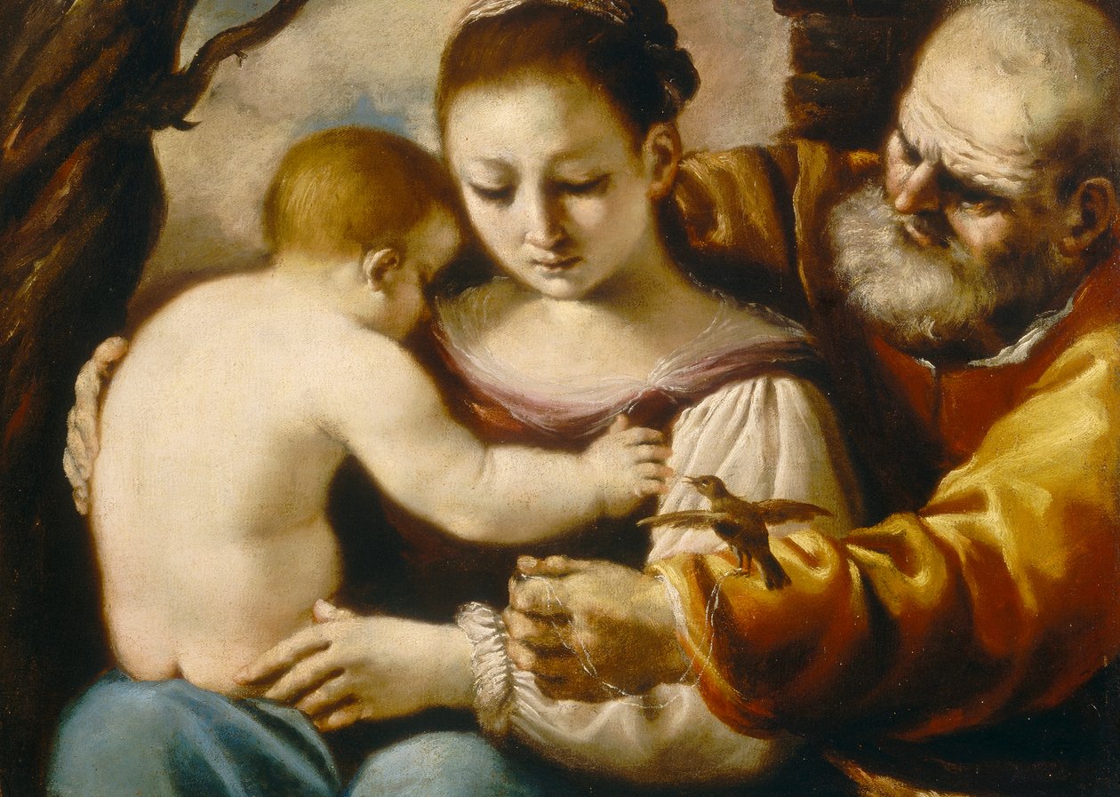 Svatá rodina od Guercino