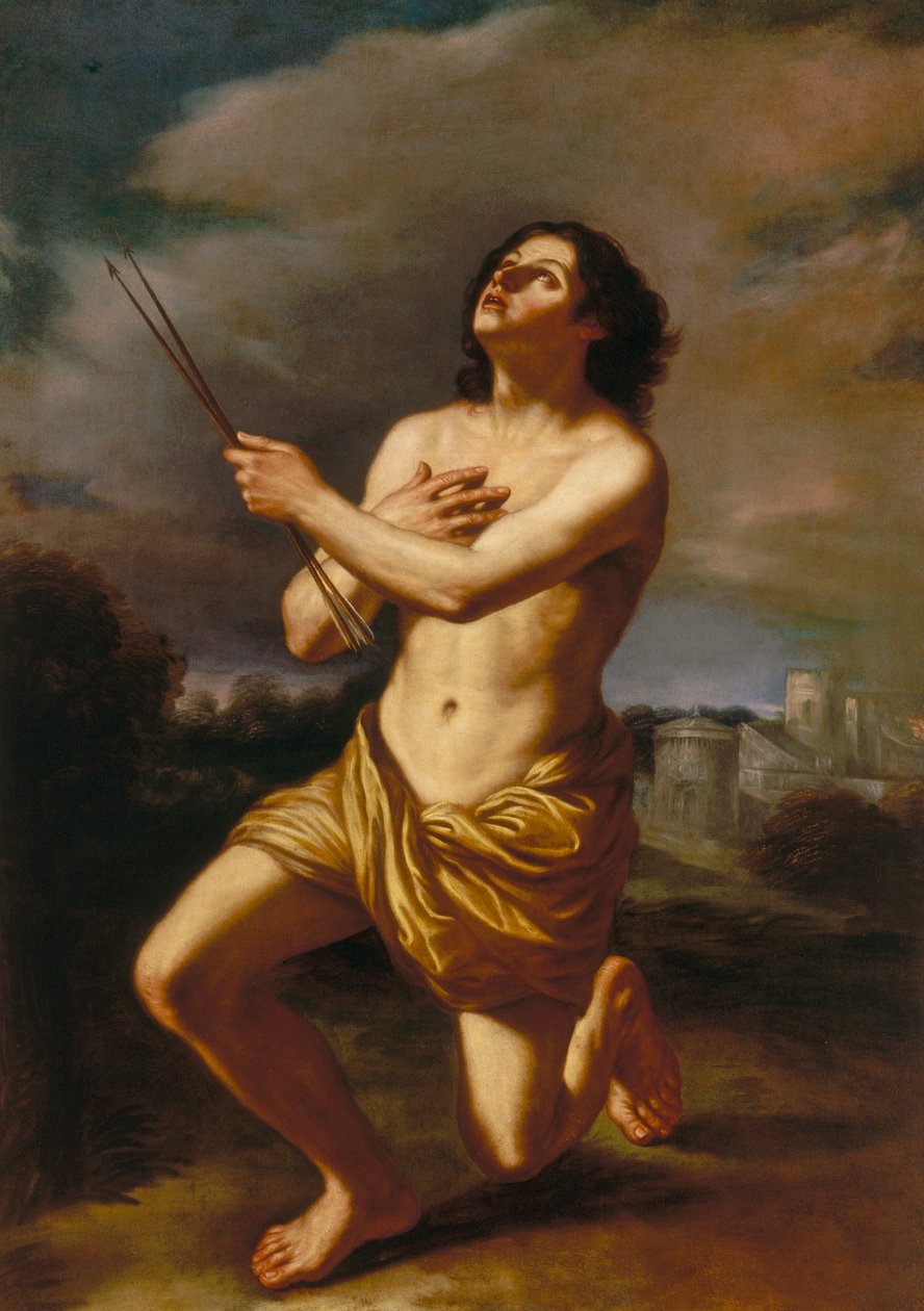 Svatý Šebestián od Guercino