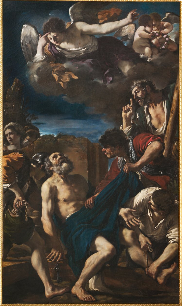 Umučení svatého Petra od Guercino