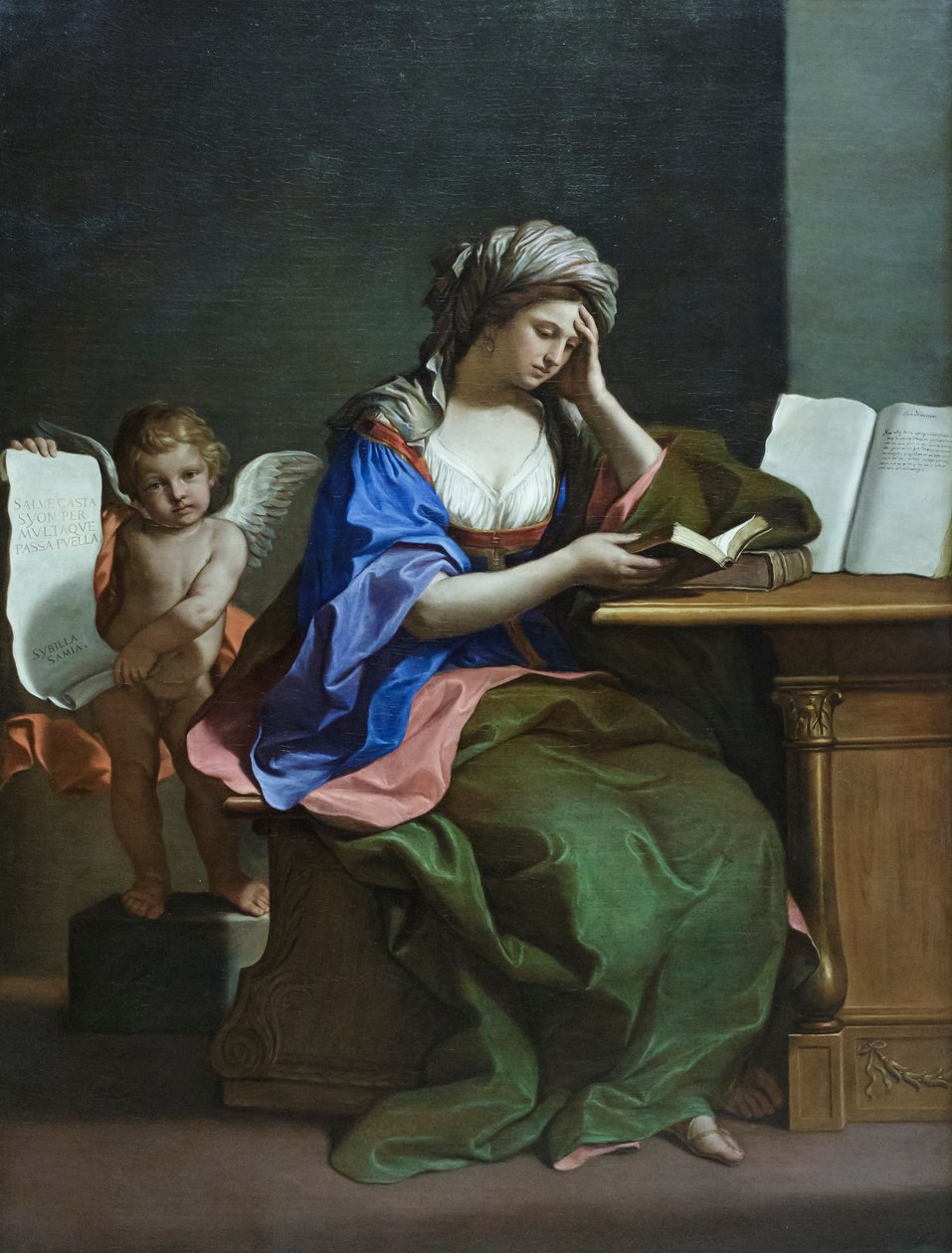 Samianská sibyla s puttem od Guercino (1591 1666)