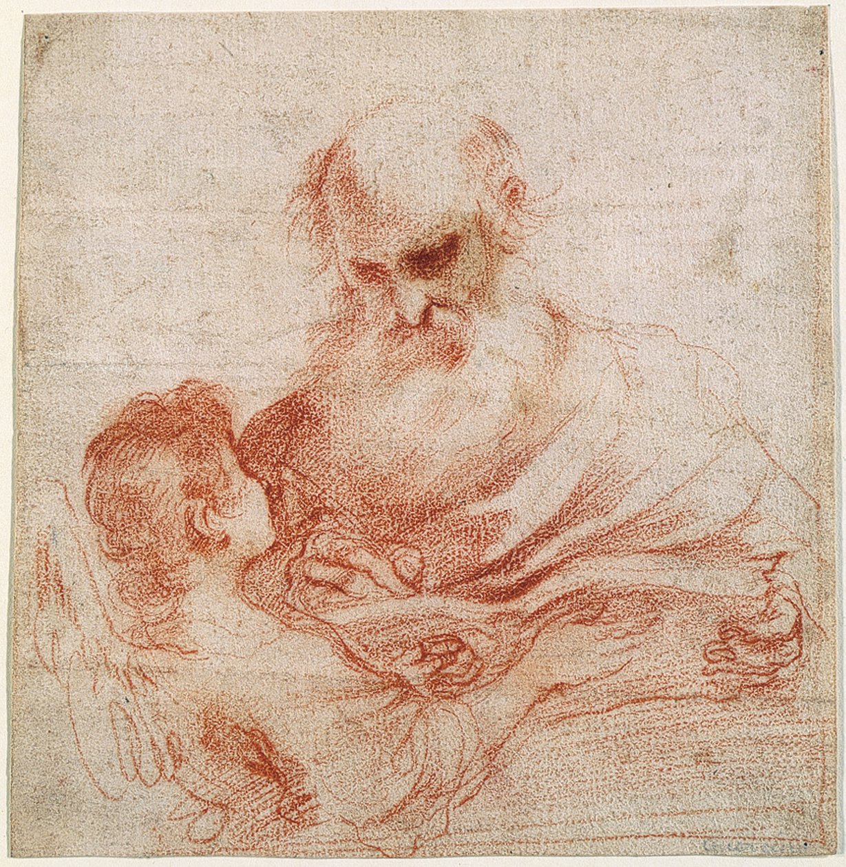 Evangelista Matouš s andělem od Guercino