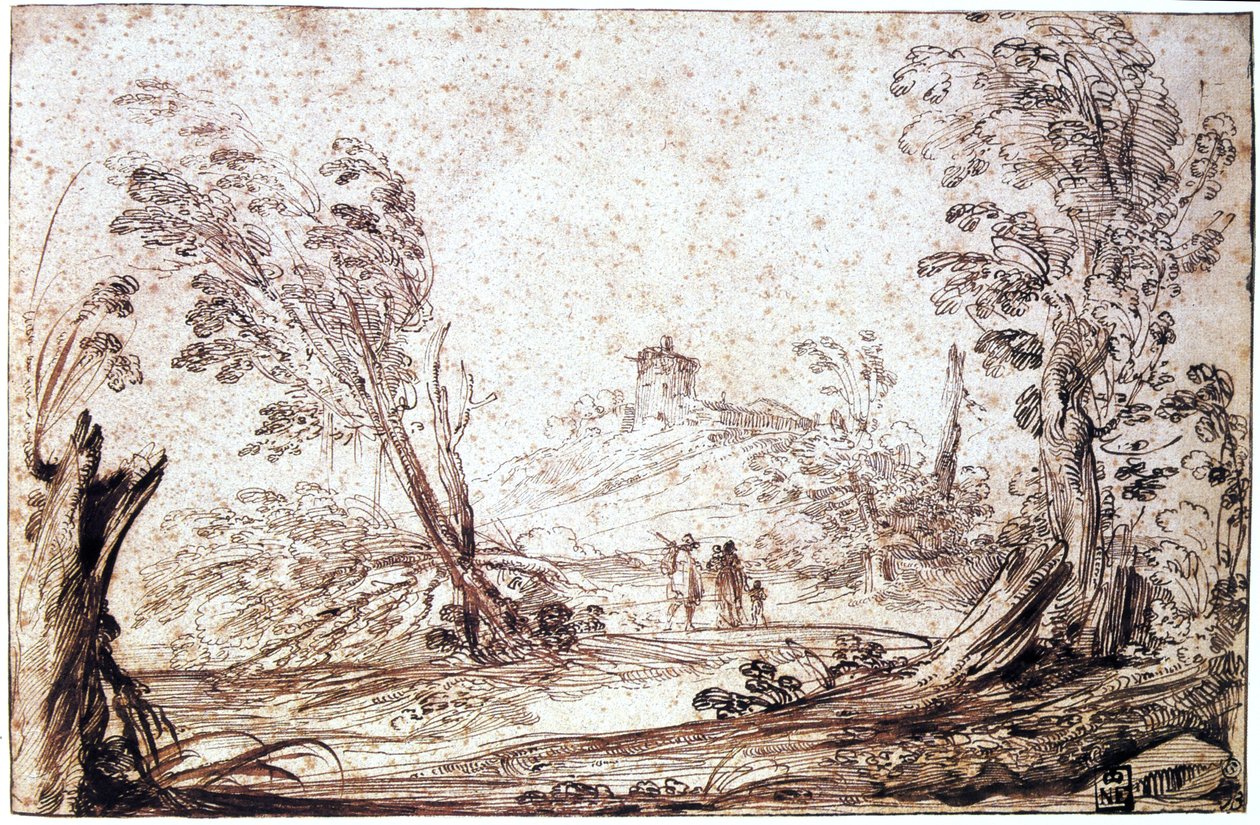 Krajina, 17. století od Guercino