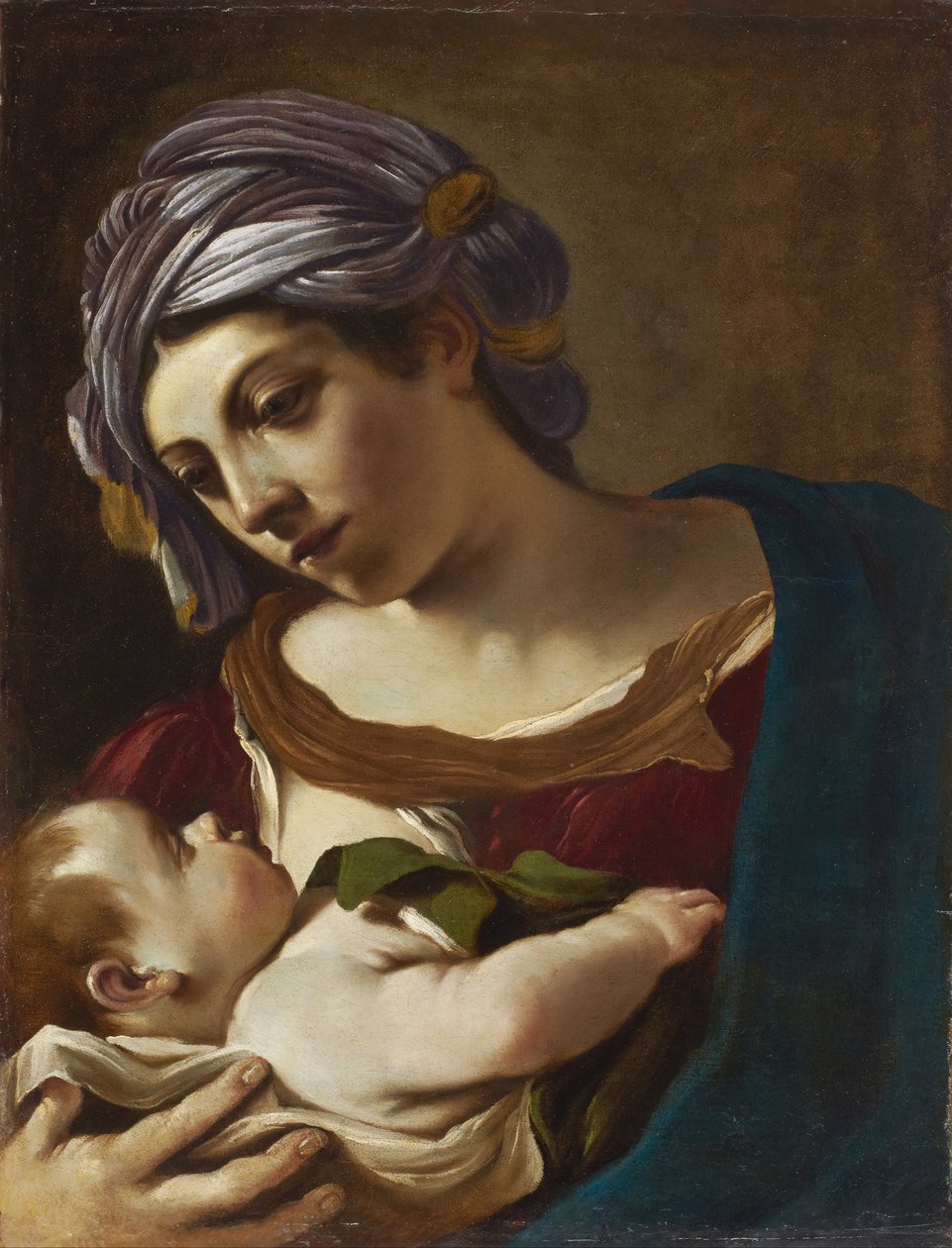 Madona s dítětem od Guercino