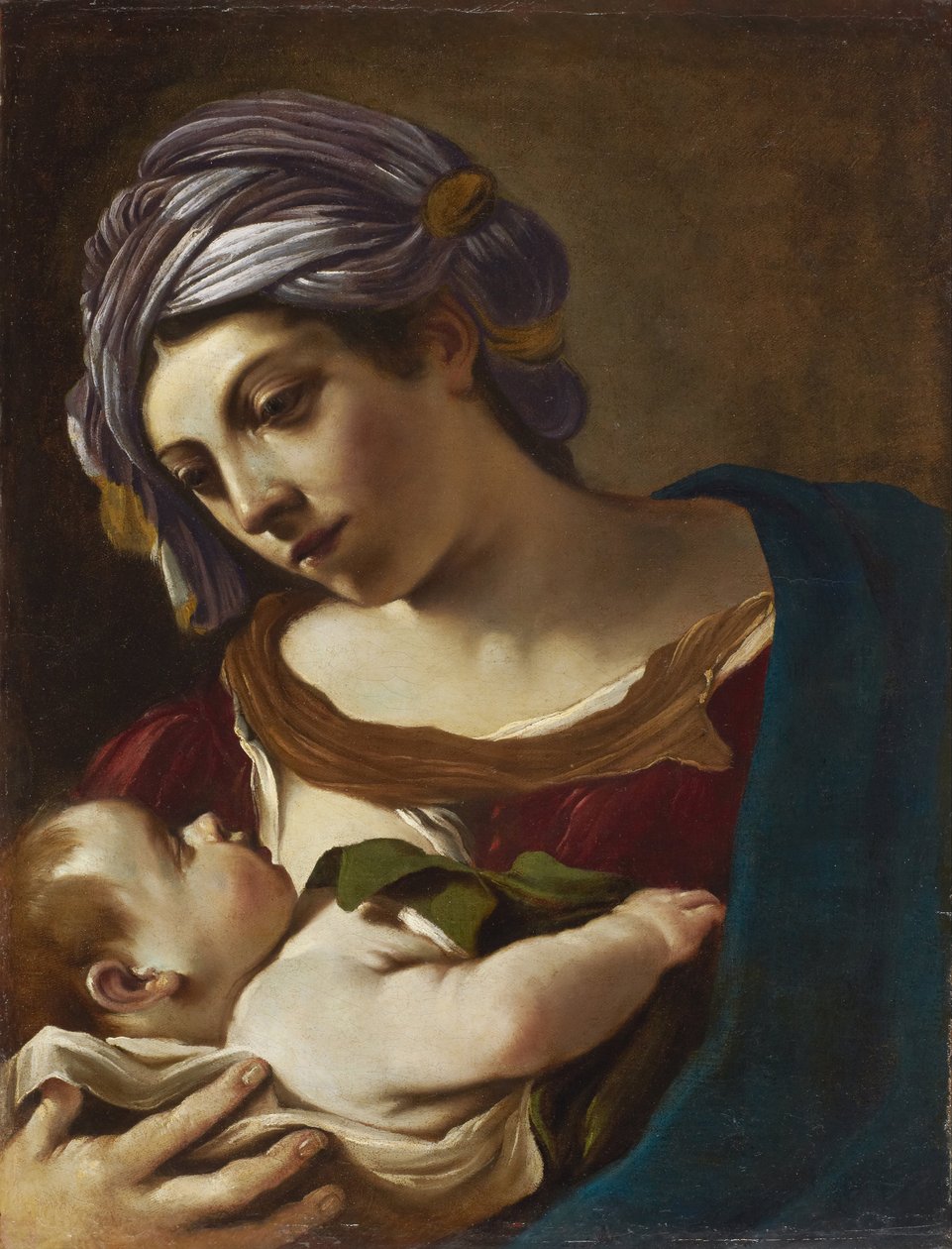 Madonna s dítětem od Guercino