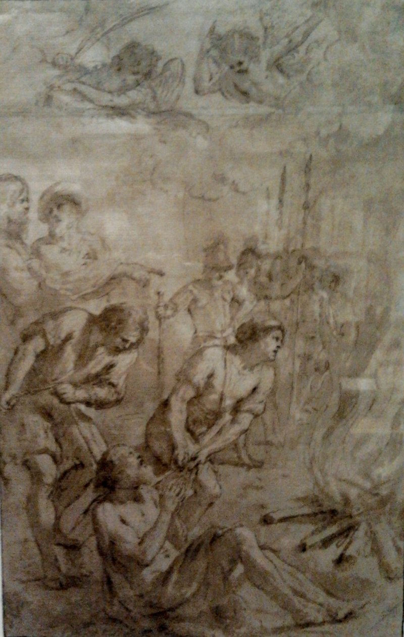Umučení svatého Barnabáše. od Guercino