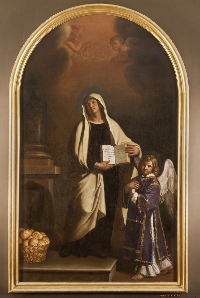 Svatá Francesca Romana, 1656 od Guercino