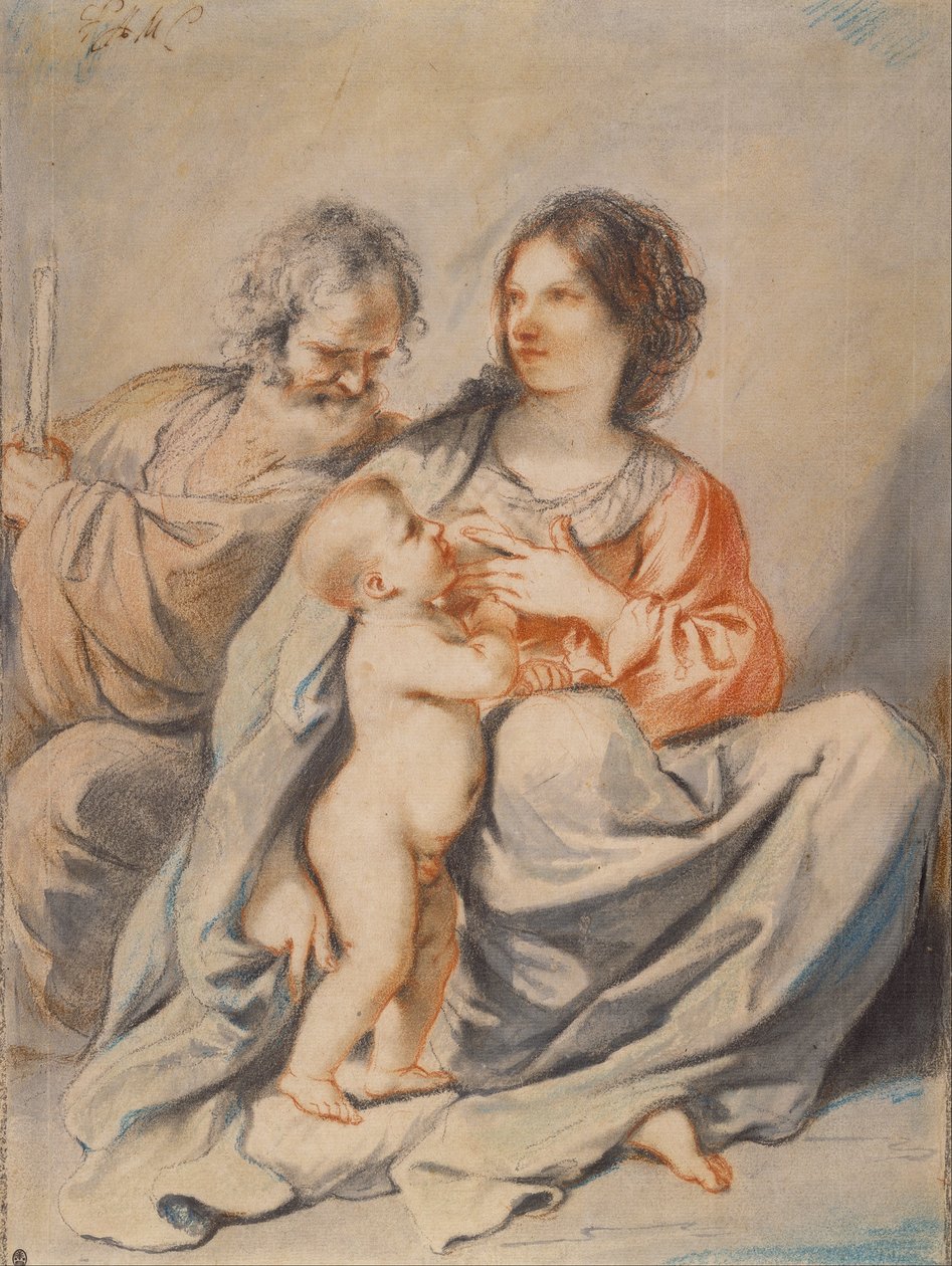 Svatá rodina od Guercino