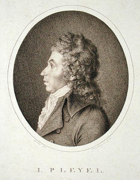 Ignaz Joseph Pleyel (1757-1831) vyryl F. W. Nettling od Guerin (after)