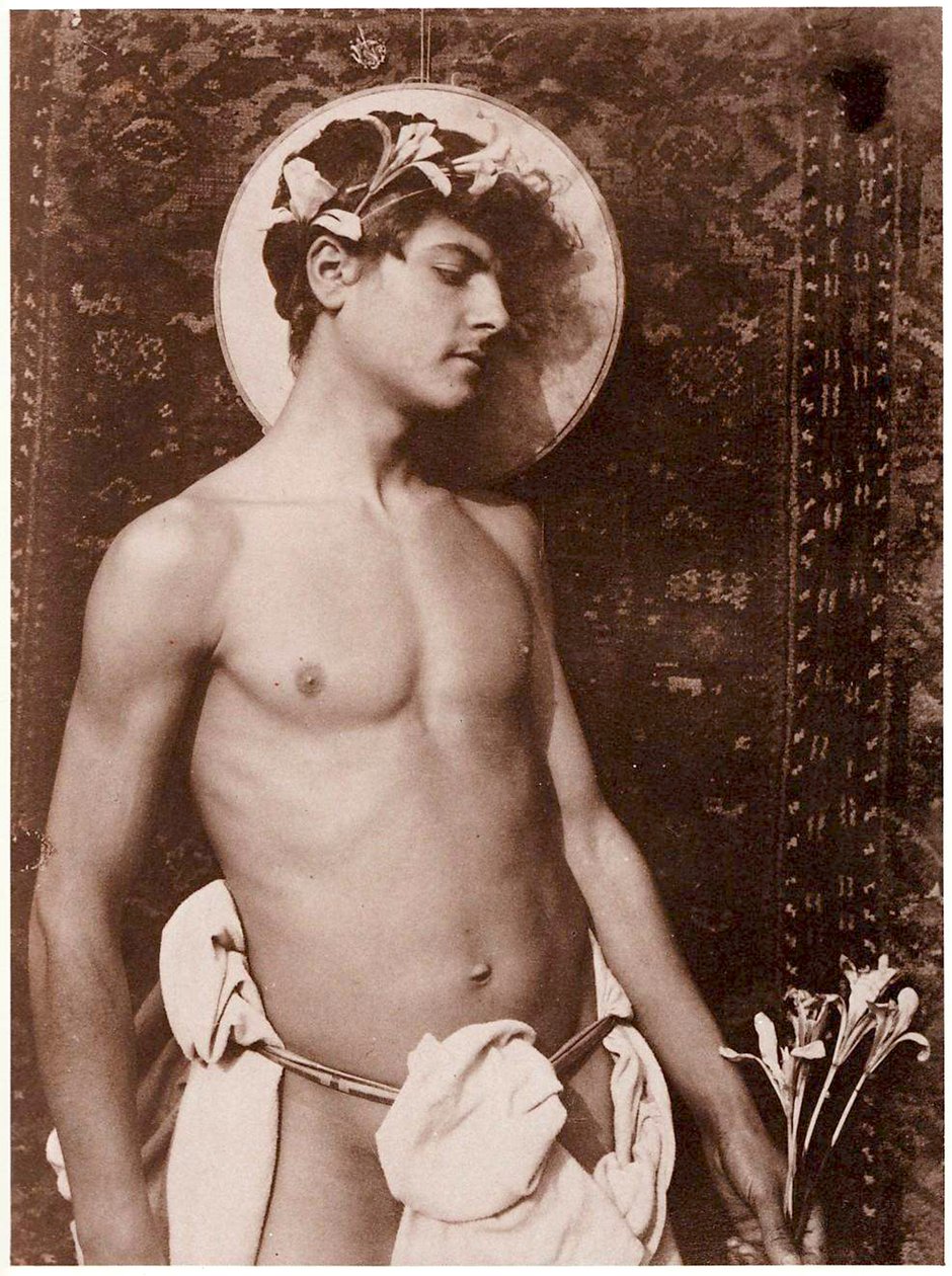 Portrét Nina Cesariniho, cca 1896 od Guglielmo Plüschow