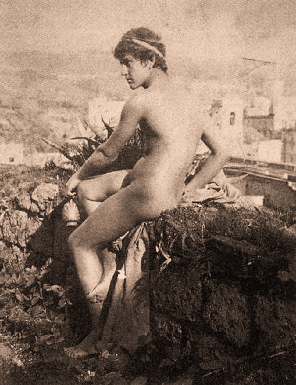 Portrét Vincenza Galdiho, Posillipo, Neapol 1895 od Guglielmo Plüschow