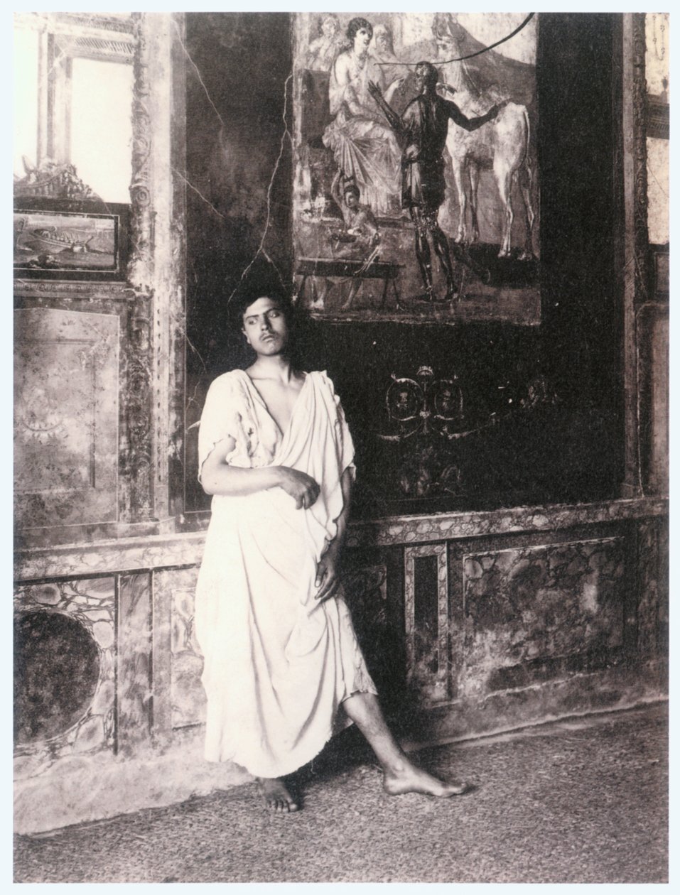 Starověká hrobka (foto) od Guglielmo (1852 1930) Plüschow