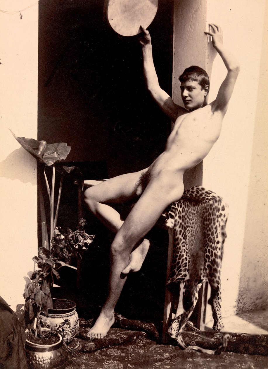 Portrét mužského aktu, c.1895 od Guglielmo Plüschow