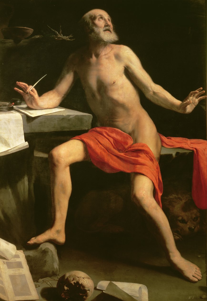Svatý Jeroným, 165758 od Guido Cagnacci