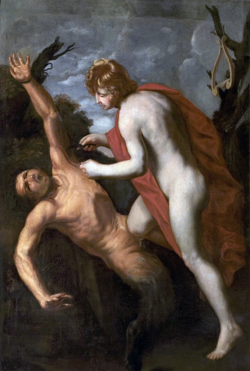 Apollo Flaying Marsyas od Guido Reni