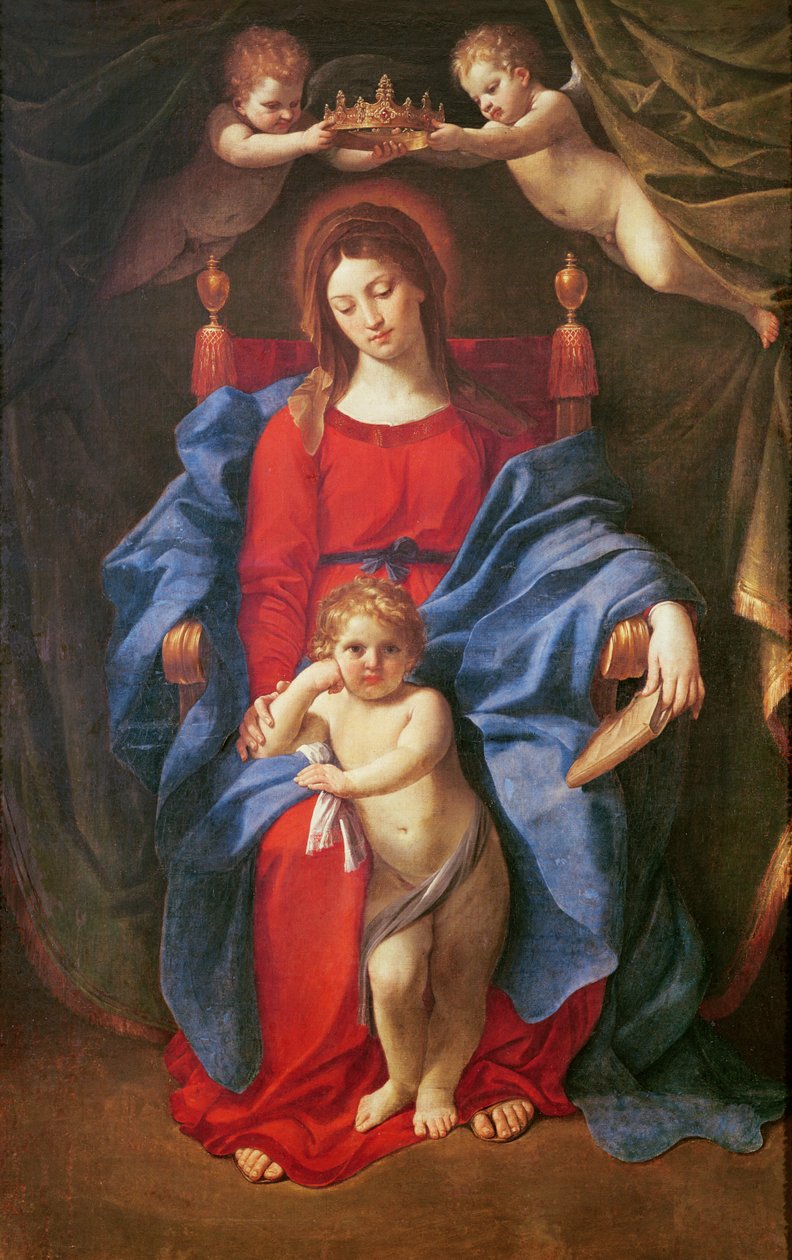 Madona na židli neboli Madonna della Seggiola, 1624 od Guido Reni