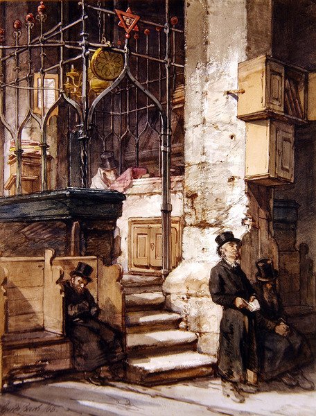 Synagoga v Praze od Guido Bach