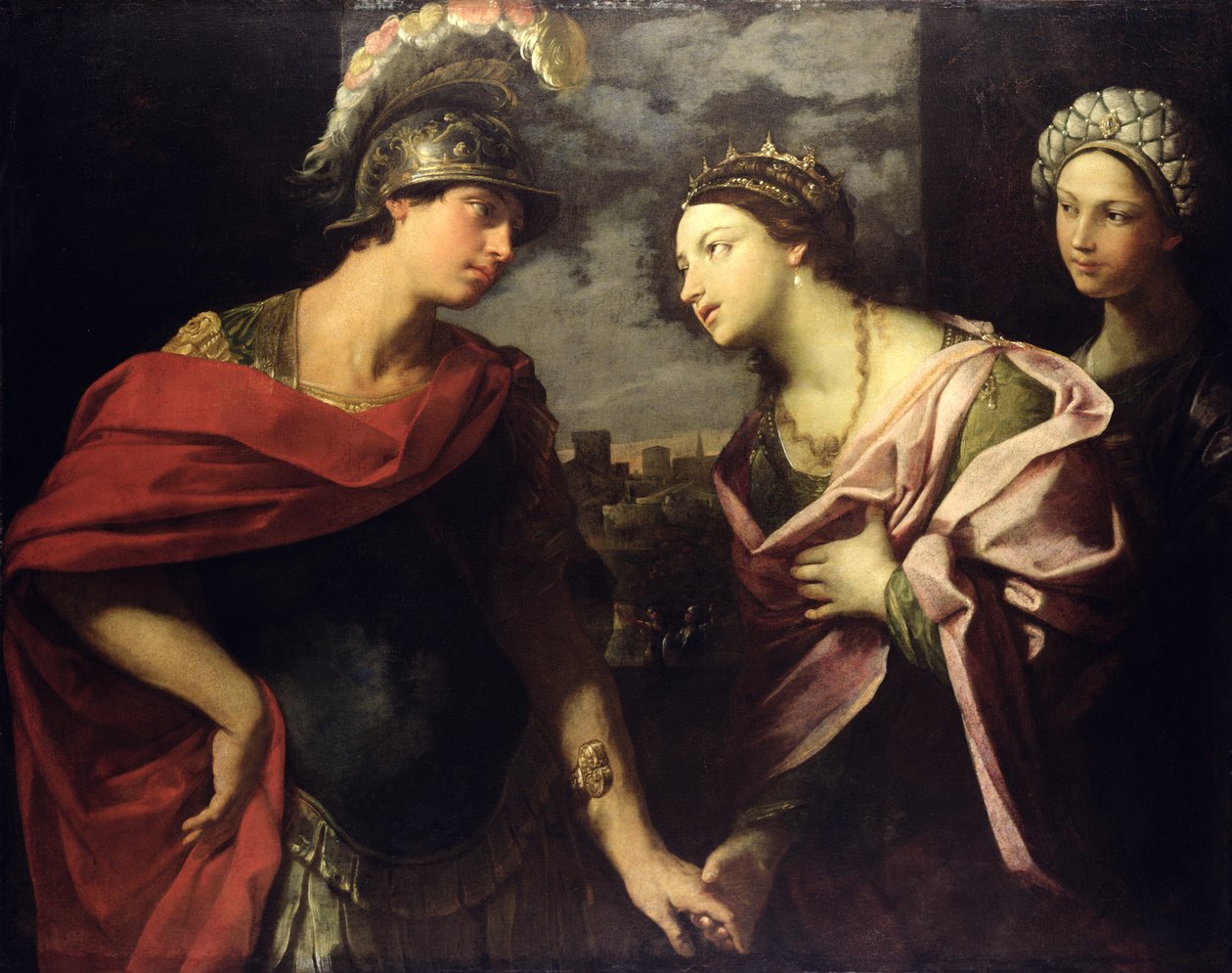 Aeneas se rozchází s Dido, kolem roku 1630 od Guido Reni