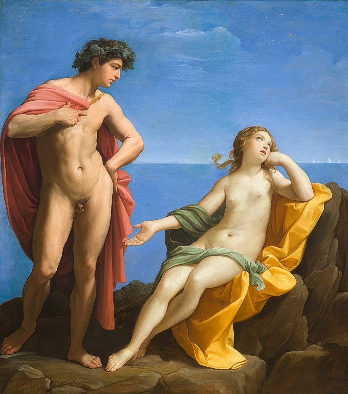 Bakchus a Ariadna. Kolem 1619-20 od Guido Reni