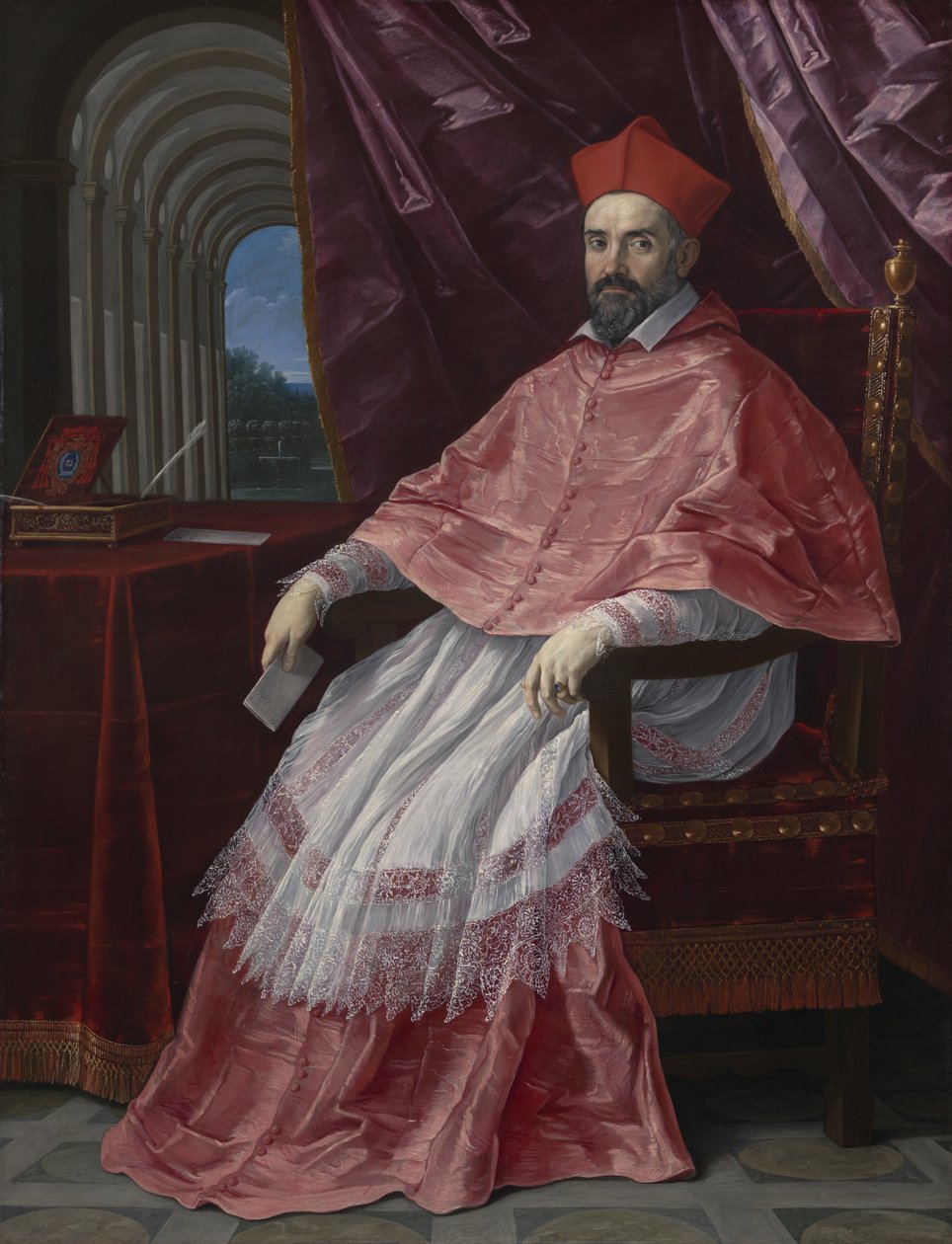 Kardinál Roberto Ubaldini (1581–1635), papežský legát v Bologni od Guido Reni