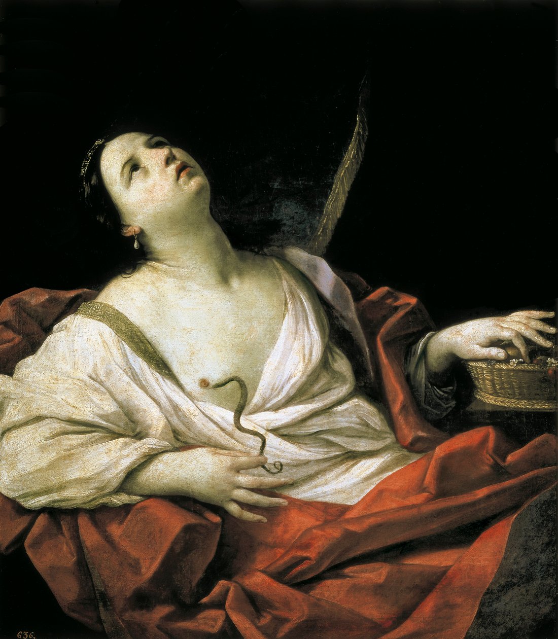 "Kleopatra" c. 1635 (olej na plátně) od Guido Reni