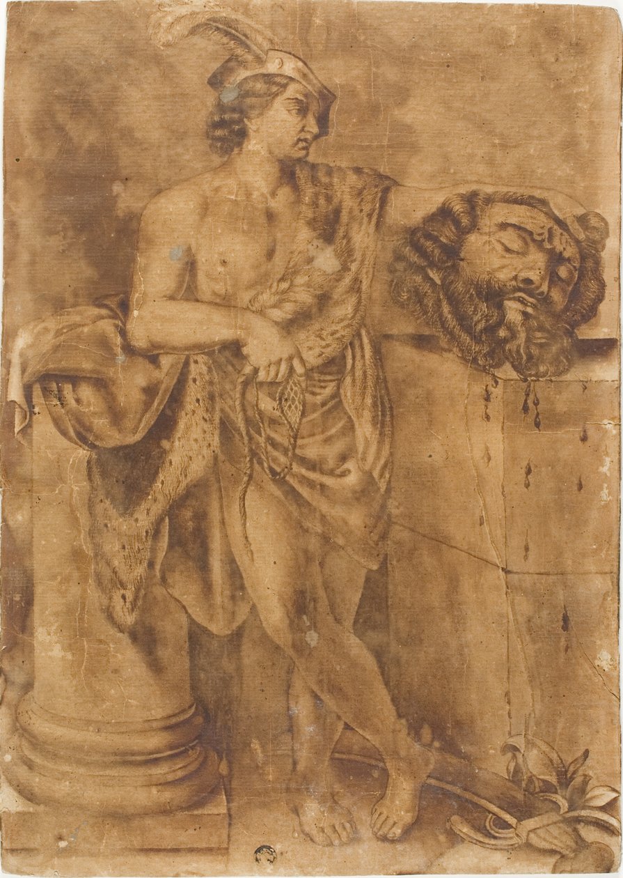 David s hlavou Goliáše od Guido Reni