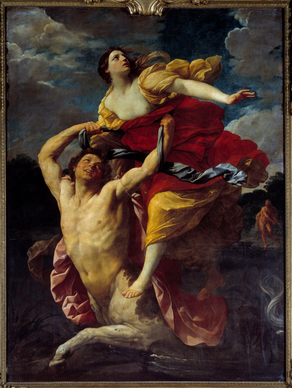 Dejanire vzlétl kentaurem Nessem (Nessos) Obraz Guido Reni dit le Guide (1575-1642) 1620 Sun. 2,391,93 m od Guido Reni