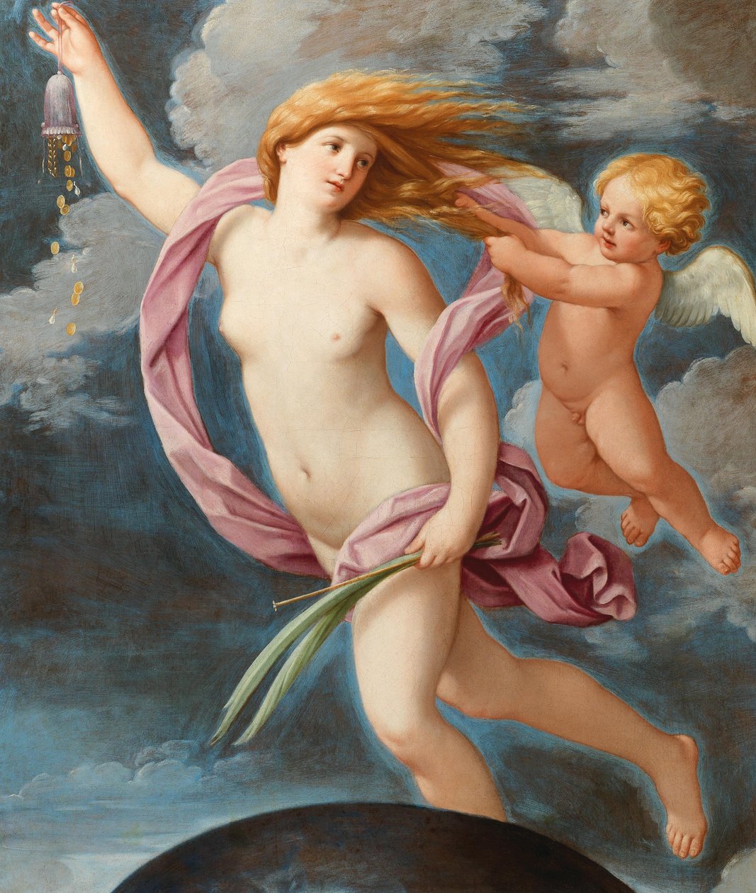 Fortuna s kabelkou, cca 1636. od Guido Reni