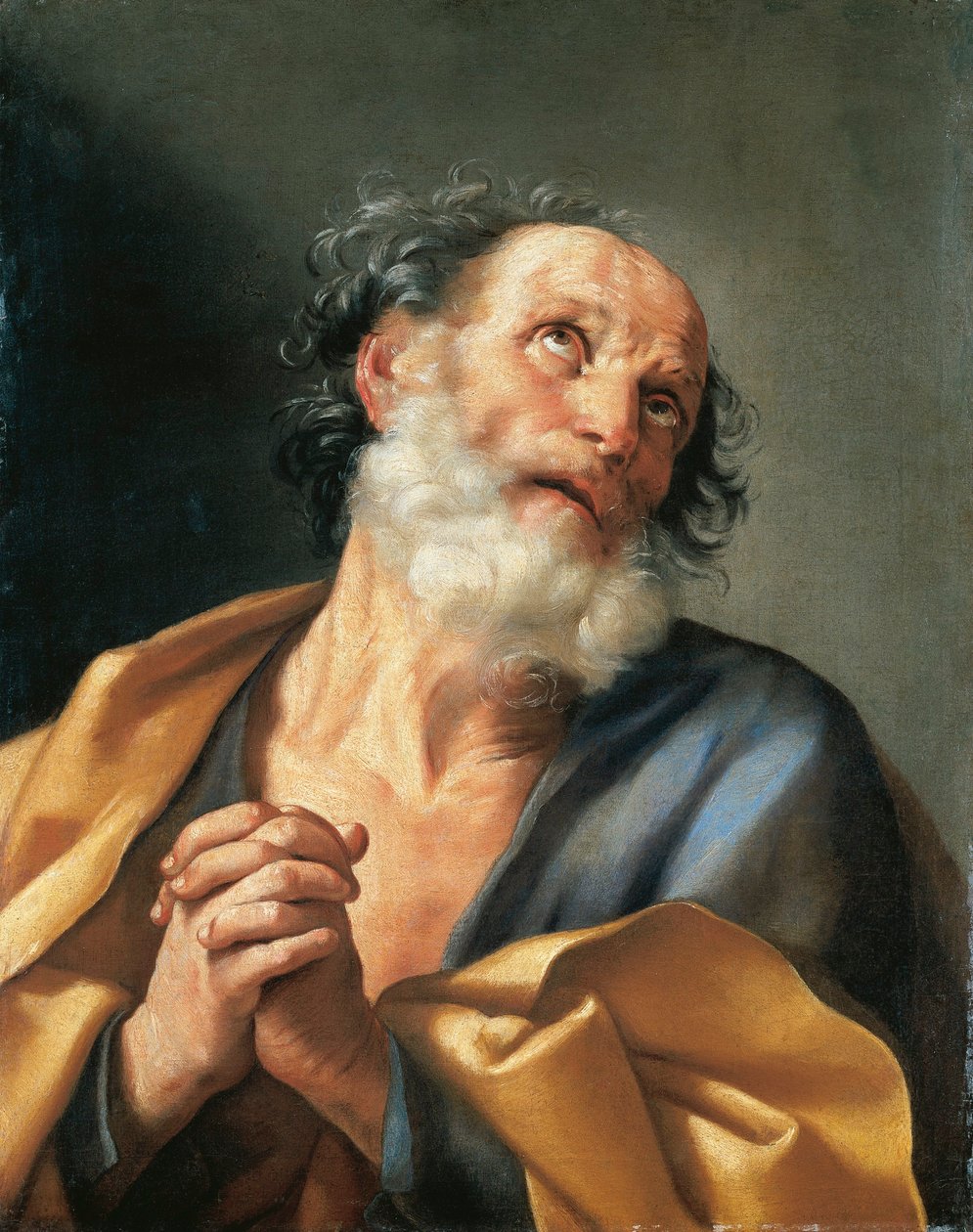 Itálie, Portrét svatého Petra pláče od Guido Reni