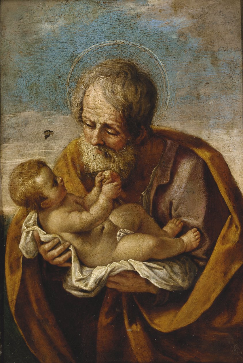 Josef a Ježíšek v náručí od Guido Reni