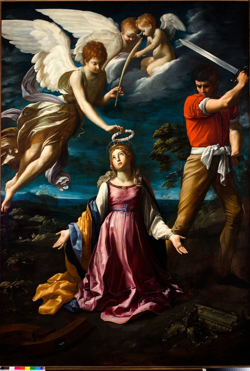 Umučení svaté Kateřiny Alexandrijské od Guido Reni