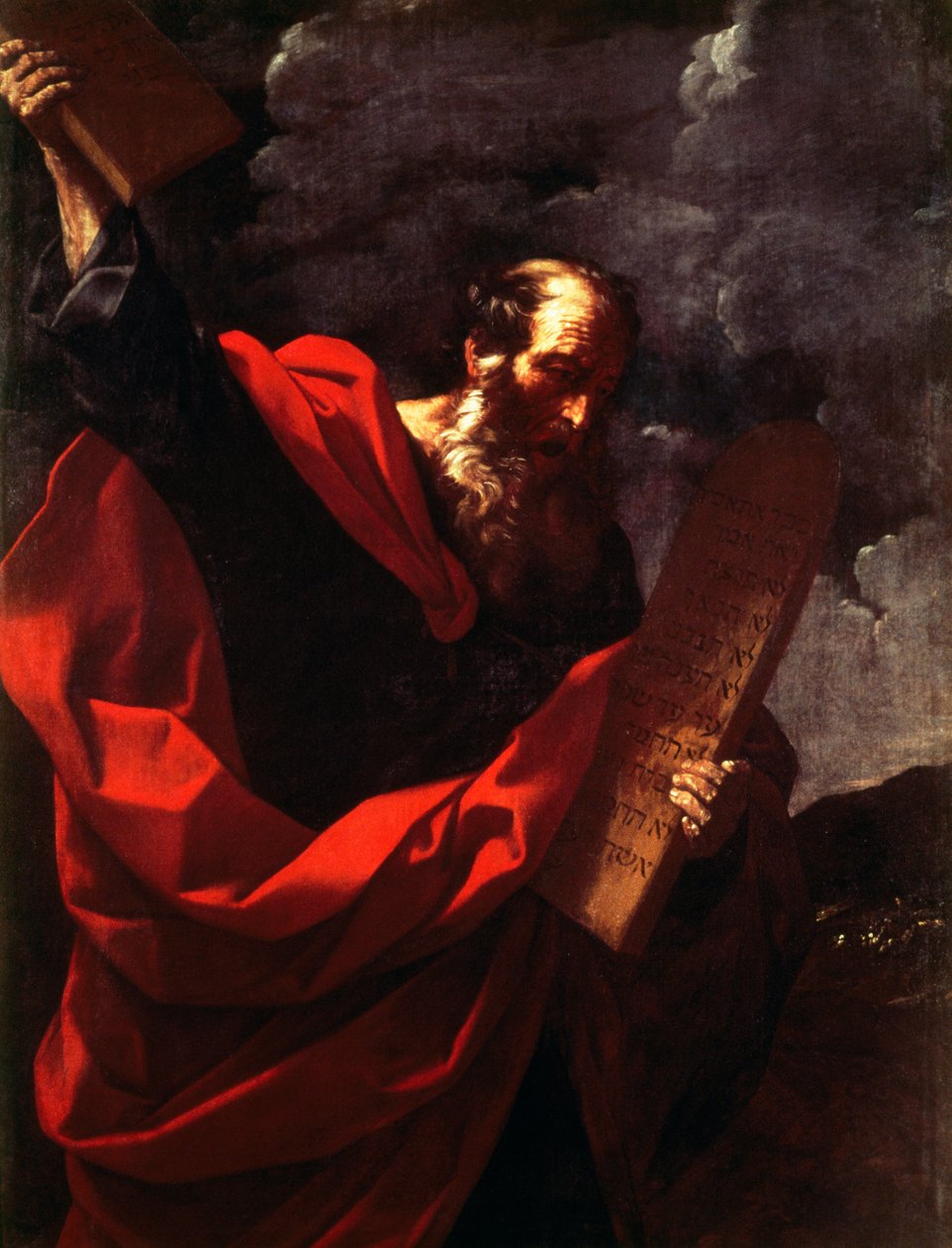 Mojžíš s deskami zákona od Guido Reni
